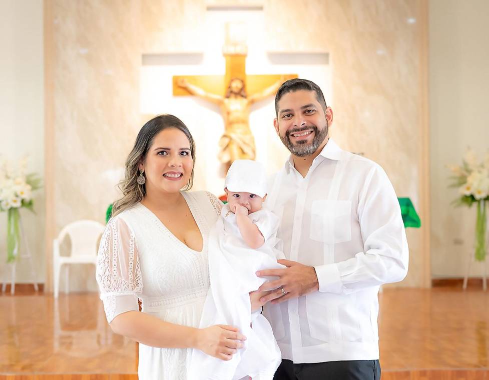 El bautizo de Christian André Valladares