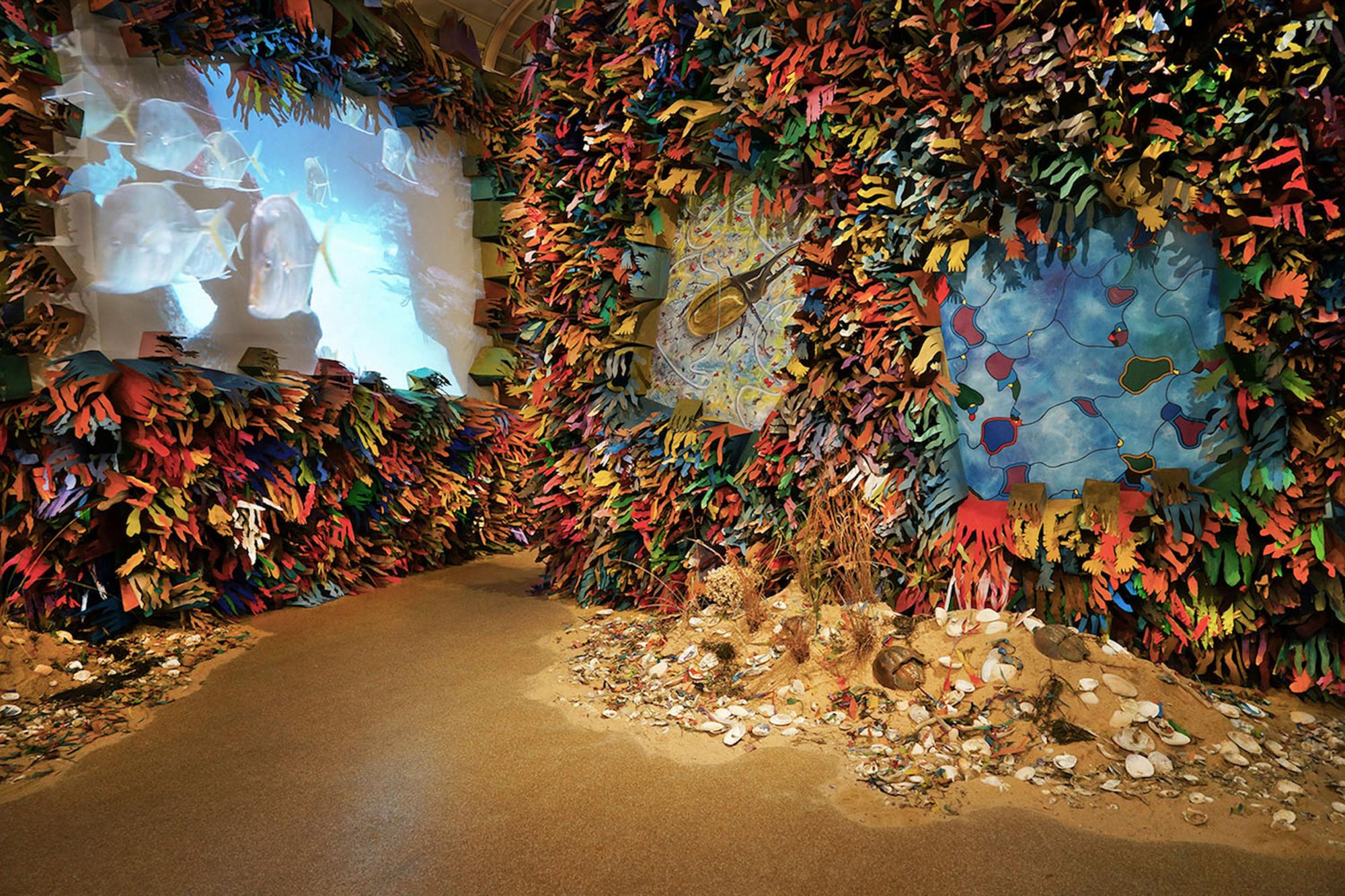 Instalación “Light of the Ocean”, 2018, Southampton Arts Center, New York. $!Instalación “Light of the Ocean”, 2018, Southampton Arts Center, New York.