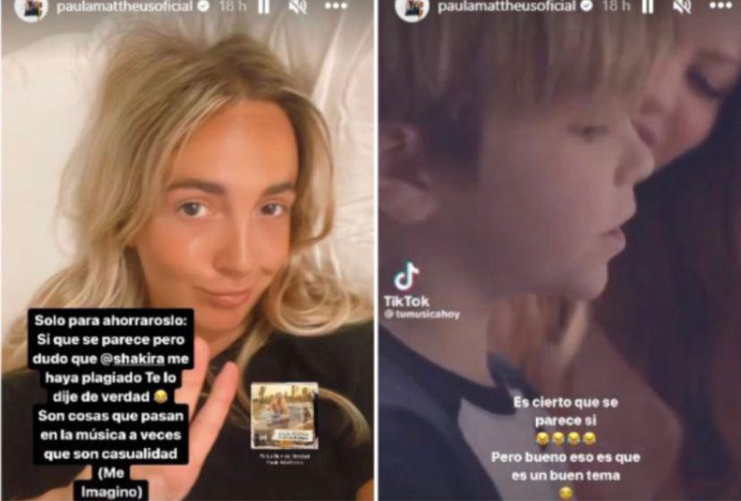 Paula Mattheus publicó en sus historias de Instagram. $!Paula Mattheus publicó en sus historias de Instagram.