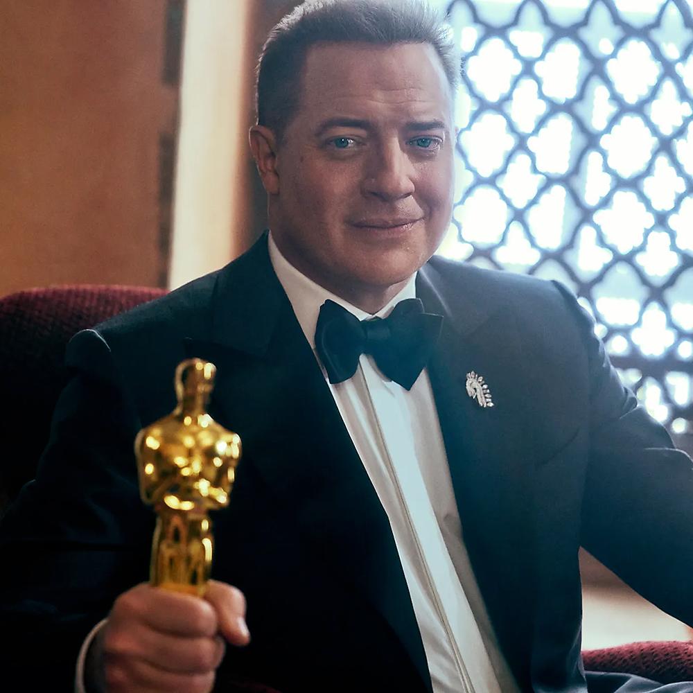 El ganador al Oscar como Mejor Actor, Brendan Fraser