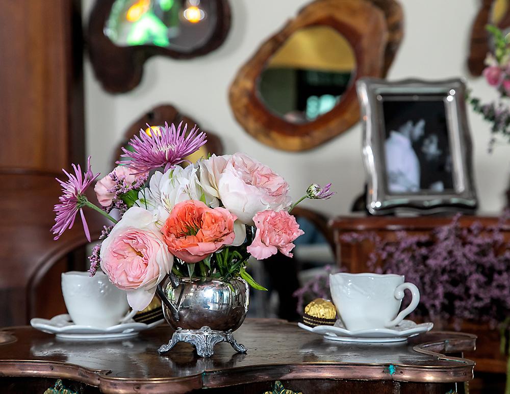 Detalles decorativos alusivos al tema elaborados por las oferentes.