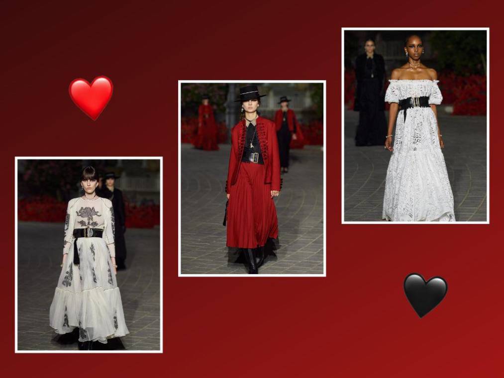 La Plaza de España en Sevilla se llenó de glamour e invitados élite con la presentación de la colección Resort 2023 de Christian Dior. Inspirándose en Carmen Amaya, conocida como La Capitana, pionera del flamenco, Maria Grazia Chiuri brindó piezas en una base de sastrería masculina, pero que al mismo tiempo desbordaban femineidad. Además, quiso hacer un homenaje a la artesanía, la historia y las tradiciones del sur de España. Aquí te dejamos algunos de los mejores looks.