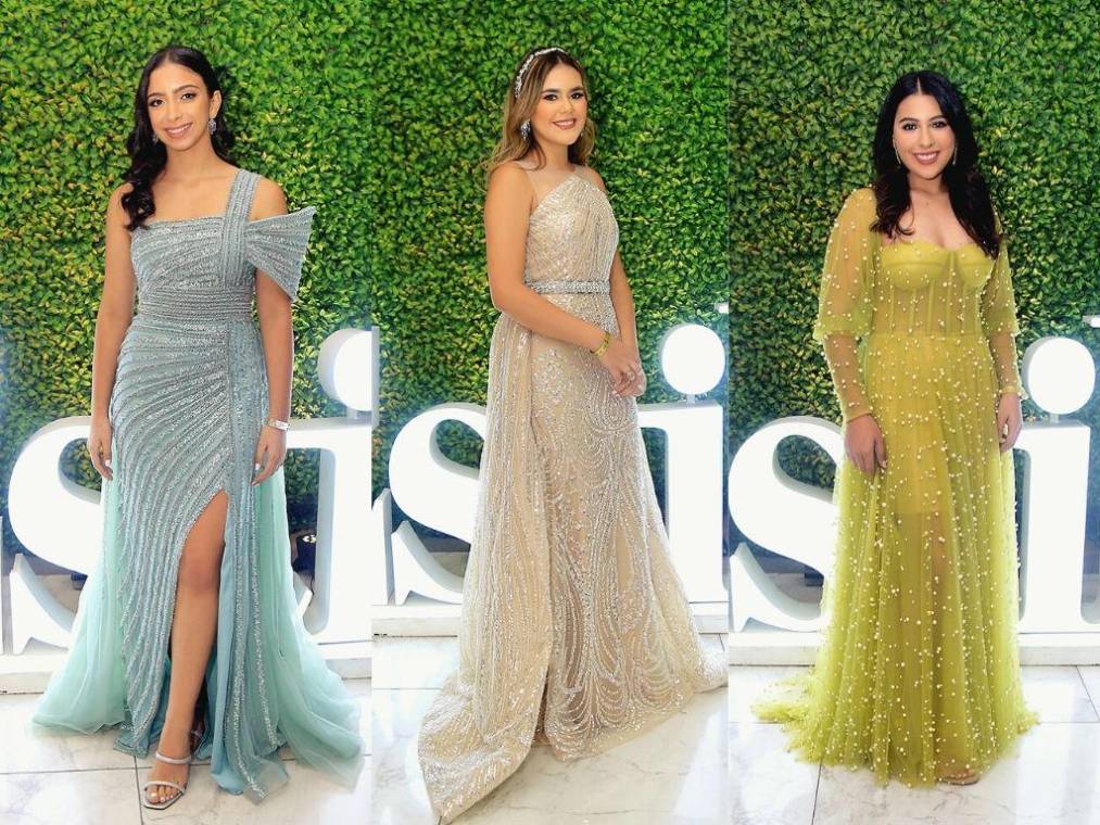 Las senior 2022 de la Escuela Internacional Sampedrana llegaron a su prom night luciendo hermsos y elegantes diseños con brillantes, estilo strapless, columnas, crinolina realizados de la mano de diseñadores hondureños y extranjeros como Mary Ann Kafati, Fernando Alberto, Cristina Bustamante, Mac Dougal, Yovani y Andrea Leo, entre otros. Aquí te dejamos algunos.