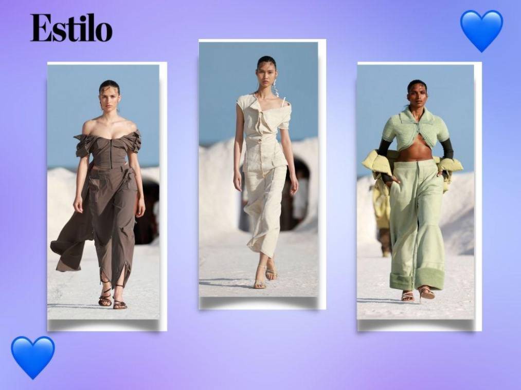 Recientemente Jacquemus presentó su colección de Otoño 2022, apoderándose del escenario en la Camarga del Sur de Francia. La romántica colección de vestidos de novia estaba compuestas en todas las tonalidades marfil, beige, blanco y negro. La pasarela estuvo rodeada de montañas rocosas y la decoración repleta de cristales en sal. La firma parisina se llenó de elegancia y glamour que además mantuvo a los presentes en un estado de asombro. Si quieres ver más, mira esta fotogalería.