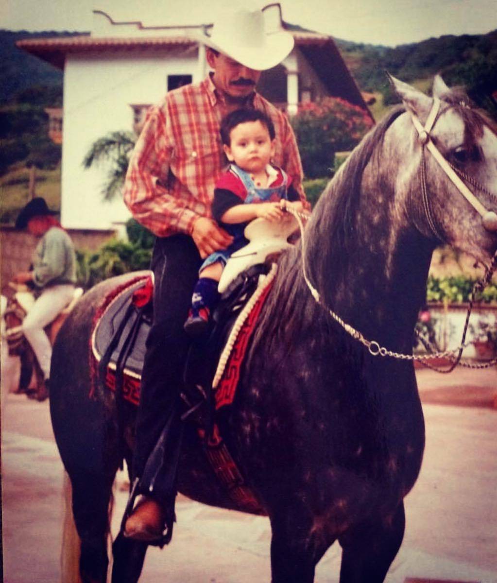 Nacido en 1995 en la Ciudad de México, el único hijo de Joan Sebastián con Maribel Guardia, actriz costarricense que se asentó en México durante la década de 1980.