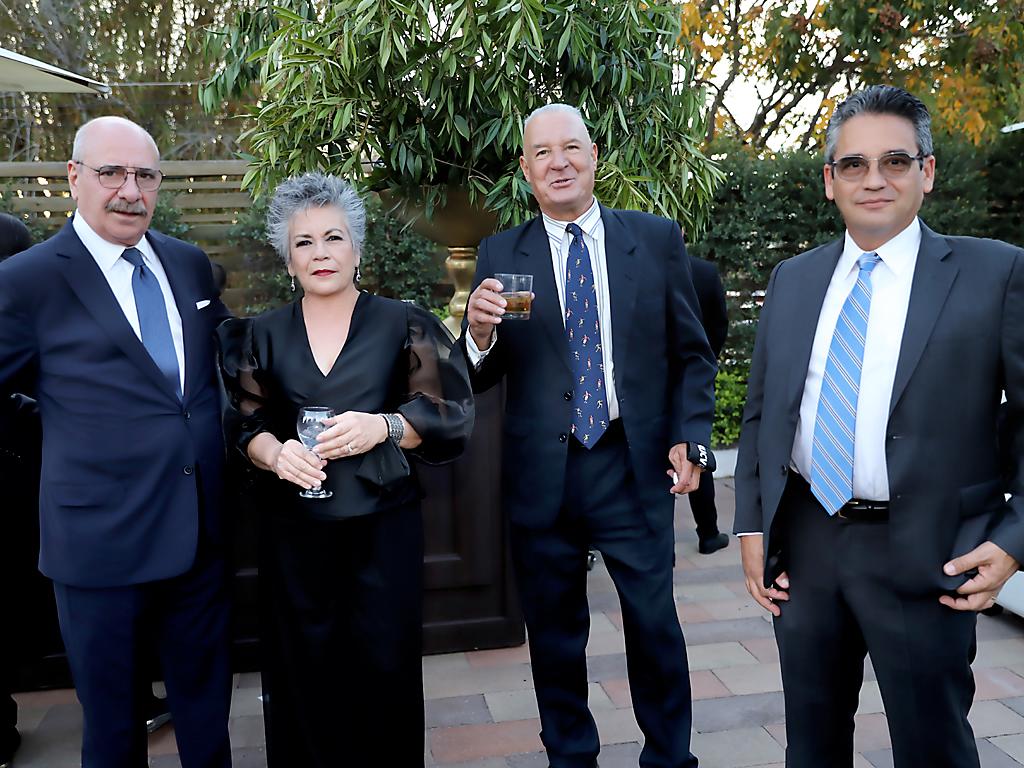Marcelo y Aida Pedemonte, Johannes Leyer y Gerardo Lara