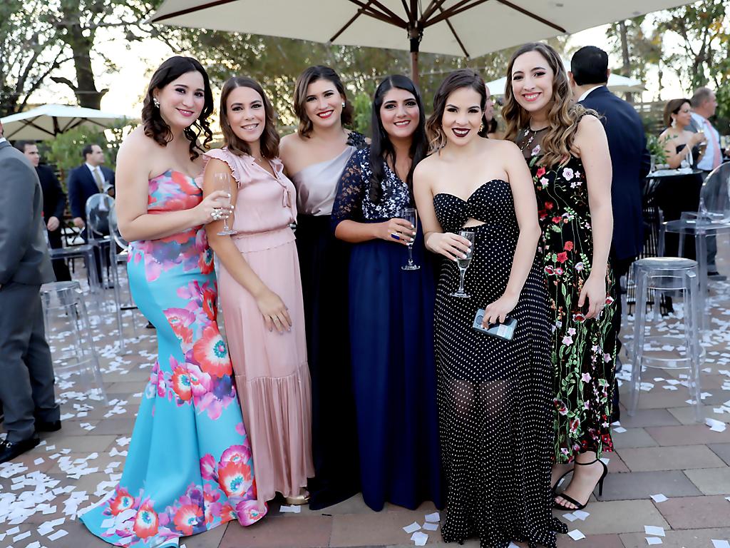 Alejandra Villars, Monica Pedemonte, Tatiana Oliva, Beatriz Paredes, María Fernanda Lara y Paola Argüello
