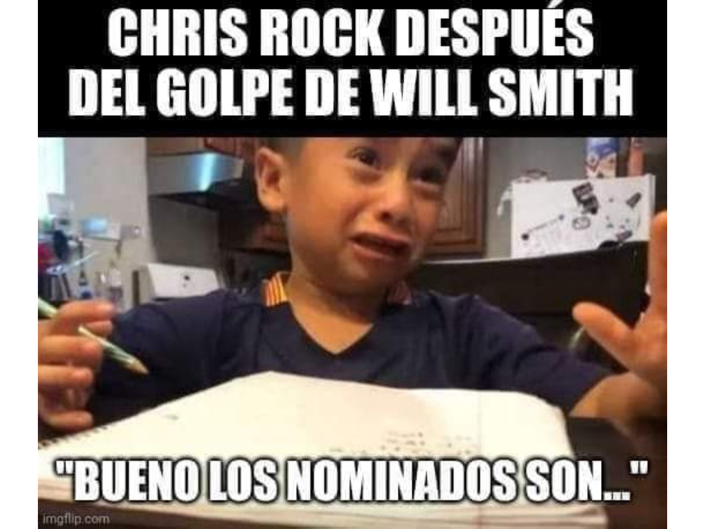 Los mejores memes de Will Smith y Chris Rock en los Premios Óscar 2022