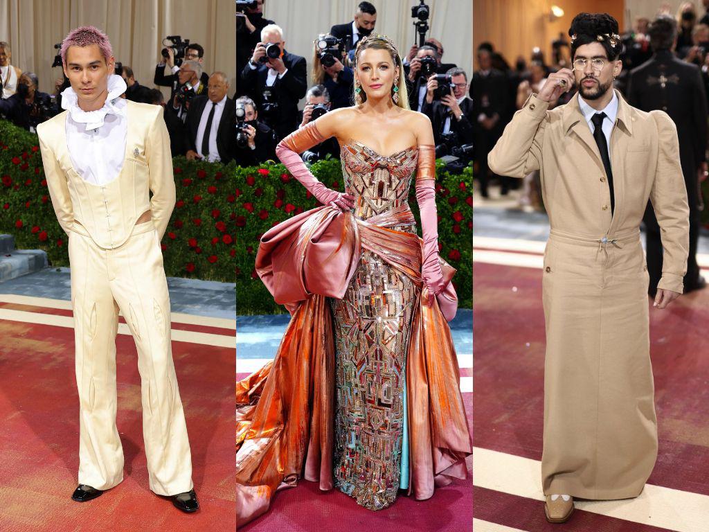 Si bien de las celebridades podemos esperar todo, los looks que nos dieron en la Met Gala 2022 nos dejaron sin aliento. Con la temática “Gilded Glamour”, que hace referencia a la edad del crecimiento económico y a su vez la industrialización en Estados Unidos, Blake Lively, Ryan Reynolds, Billie Elish, Shawn Mendes y Bad Bunny nos dieron atuendos dignos de aparecer en Bridgerton. Si quieres descubrir más, ve esta fotogalería. 