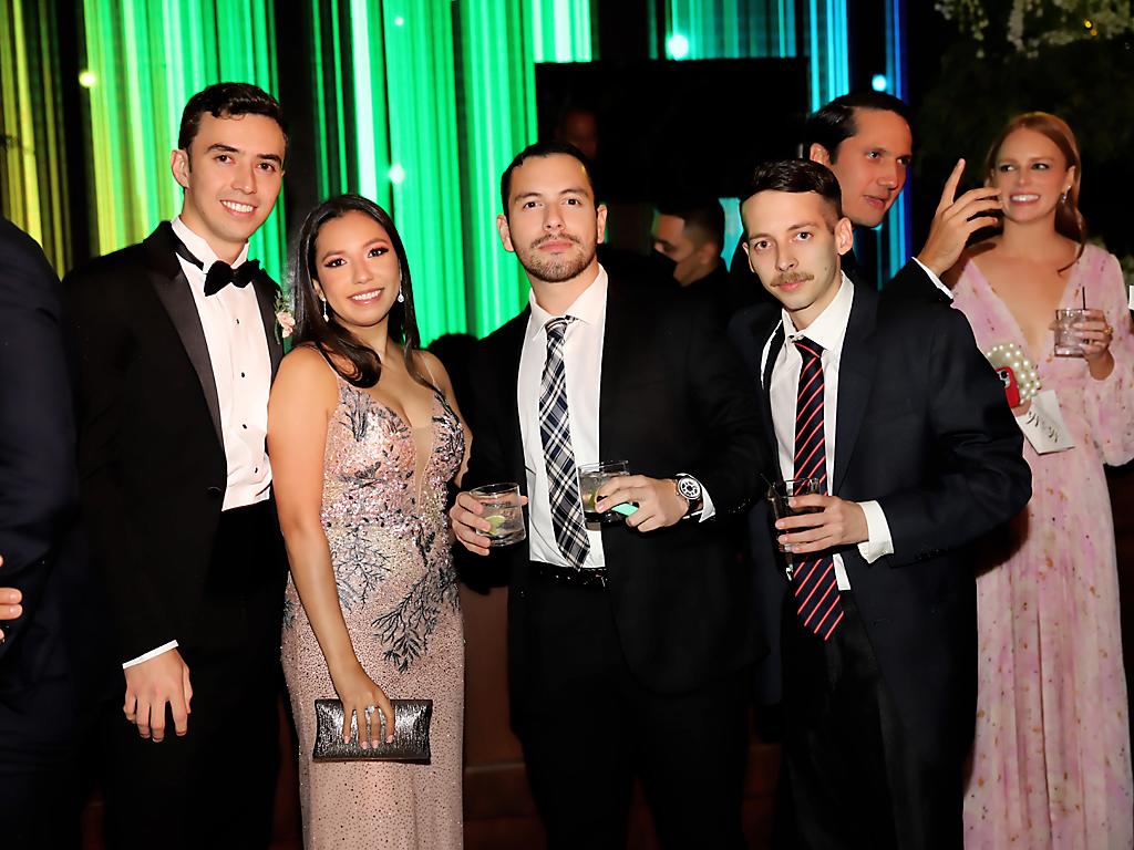 Sergio Amaya, Andrea Maradiaga, Osvaldo Sanchéz y Bodden