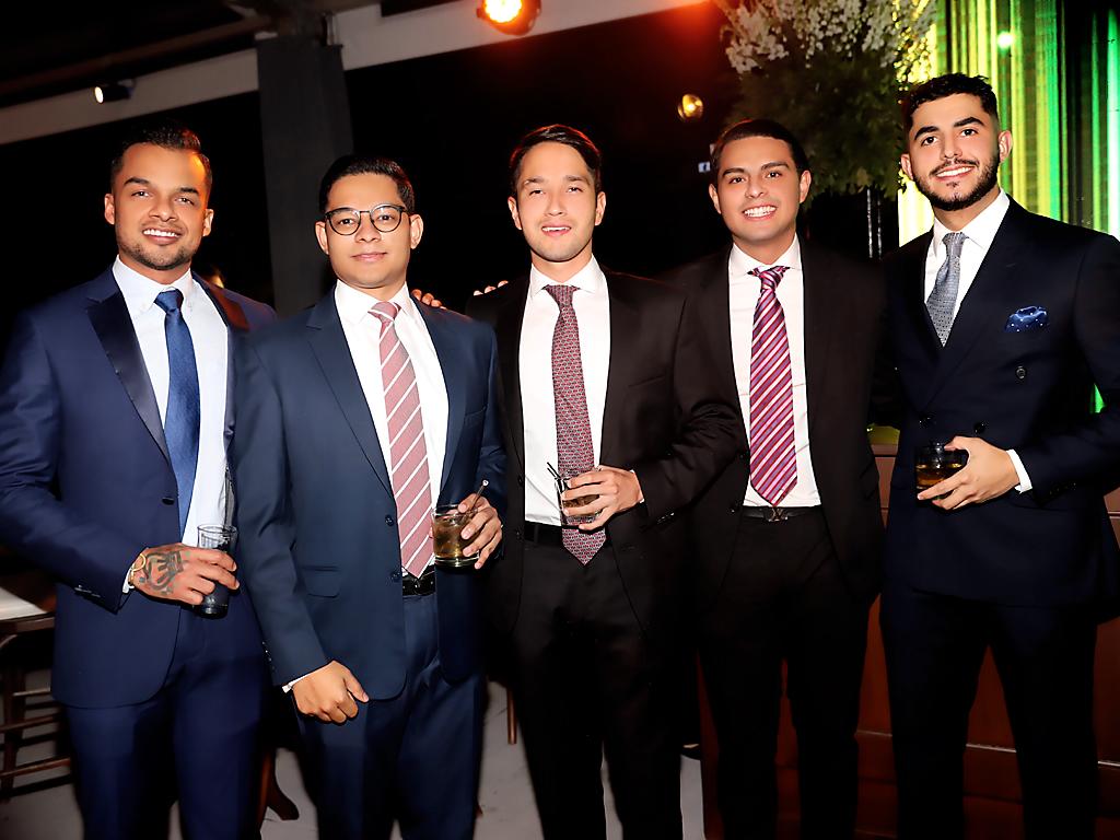 Carlos Espinal, Pablo Murillo, Eduardo Casco, José Carlos Amaya y Arturo Vijil
