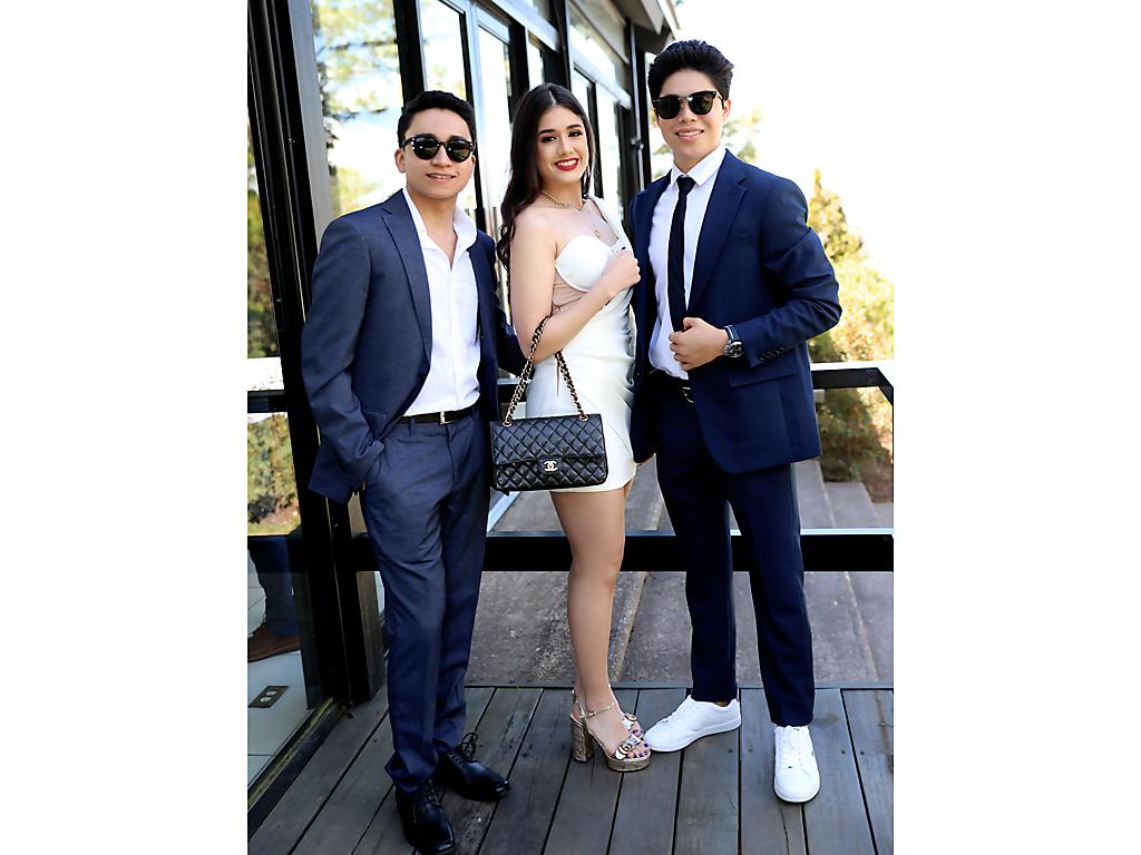 Sebastián Videa, Danna Zavala y Ángel Bustillo