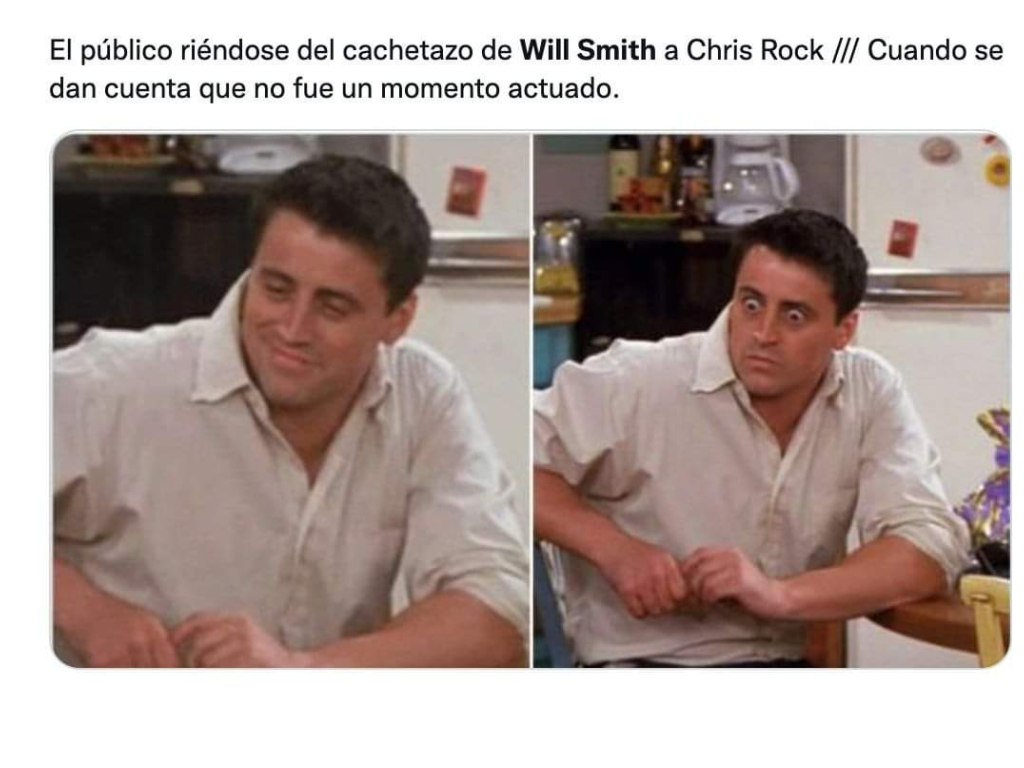 Los mejores memes de Will Smith y Chris Rock en los Premios Óscar 2022