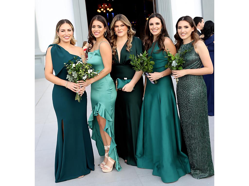 Lorella Cuculiza, Gabriela Rivera, María José Agüero, Andrea Pedemonte e Isabella Lara