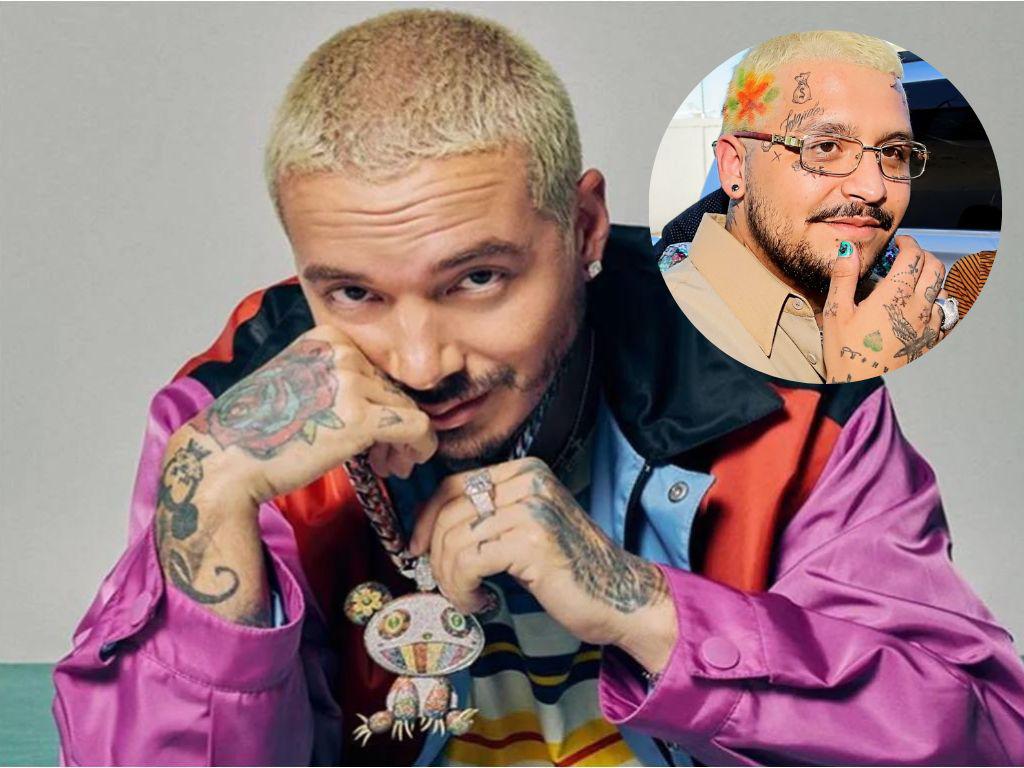 Las duras críticas hacia Nodal llegaron hasta los oídos de Balvin y a él le pareció oportuno bromear sobre esto. Fue entonces que publicó en su Instagram un post con una foto con su cabello rubio, escribiendo en el caption: “encuentre la diferencia”.