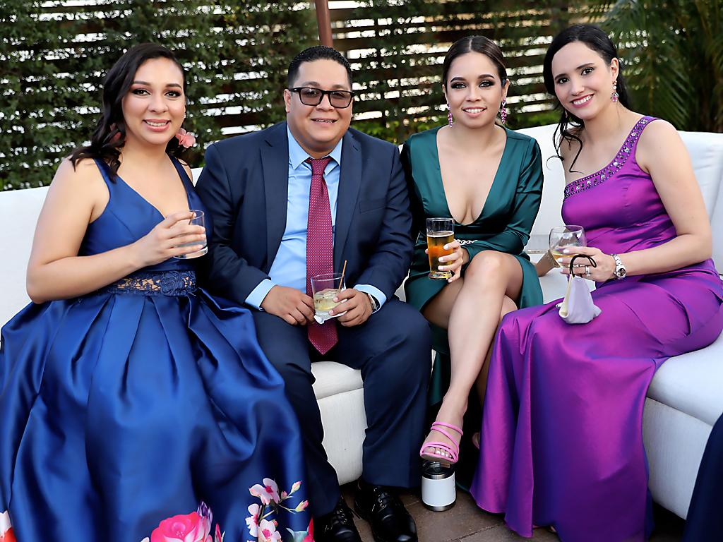 Andrea Meza, Roberto Berlioz, Ana Ochoa y Soam Leitzelar