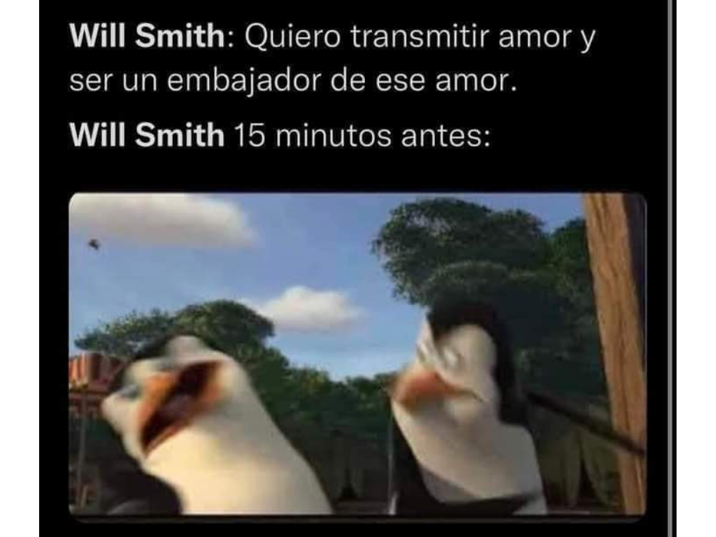 Los mejores memes de Will Smith y Chris Rock en los Premios Óscar 2022