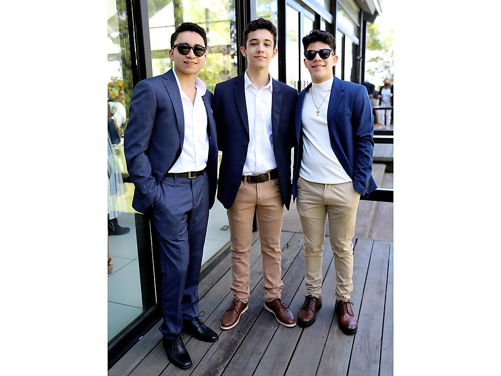 Sebastián Videa, Uriel Valladares y Rodrigo López