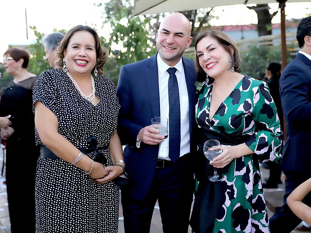 Patty Pizarro, Milton Cruz y Melanie Rice