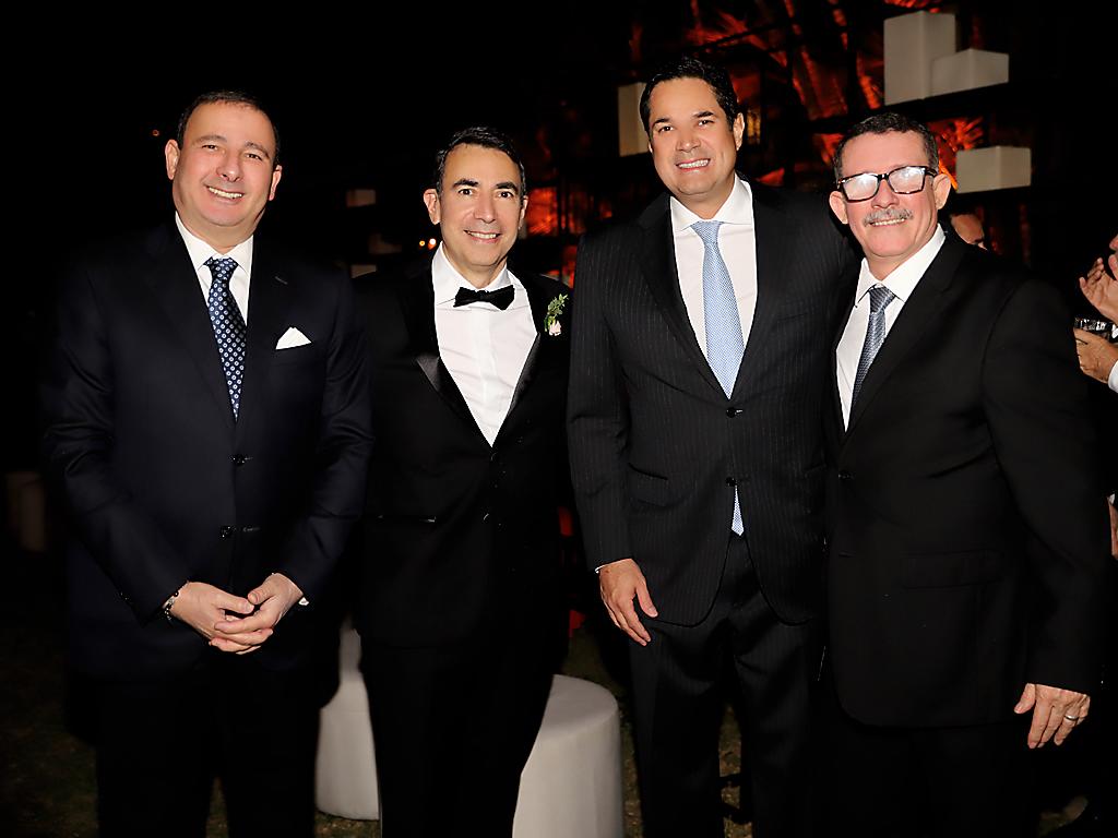 Juan Carlos Sikaffy, Sergio Amaya, Roberto Matuty y Salvador Zarruck