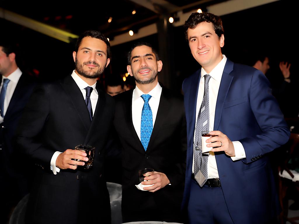 Daniel Lloyd, Jhony Kafati y Jorge Bueso 