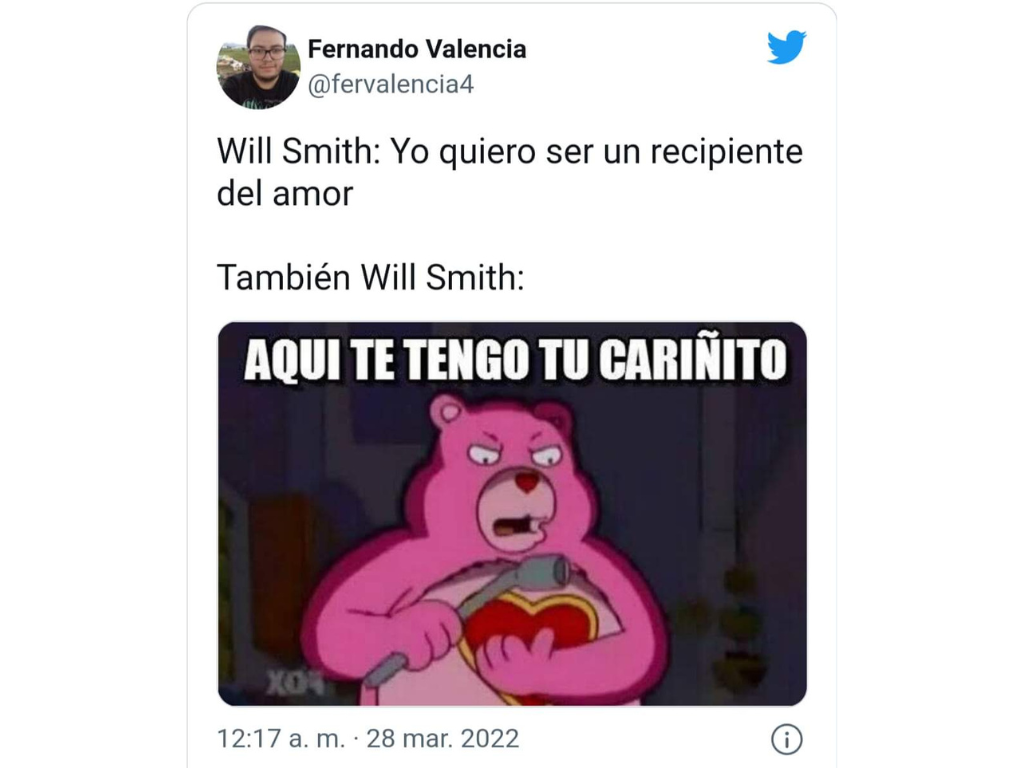 Los mejores memes de Will Smith y Chris Rock en los Premios Óscar 2022