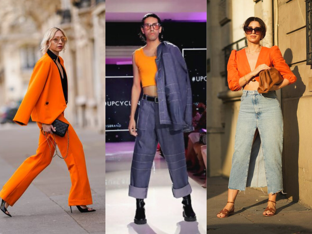 El naranja es uno de los colores más difíciles de usar, pero si sabes jugar muy bien al momento de combinarlo te dará un extra en tu look. Sus tonalidades transmitirán energía y alegría, así que atrévete a usarlo en tus blazers, bolsos y accesorios. 