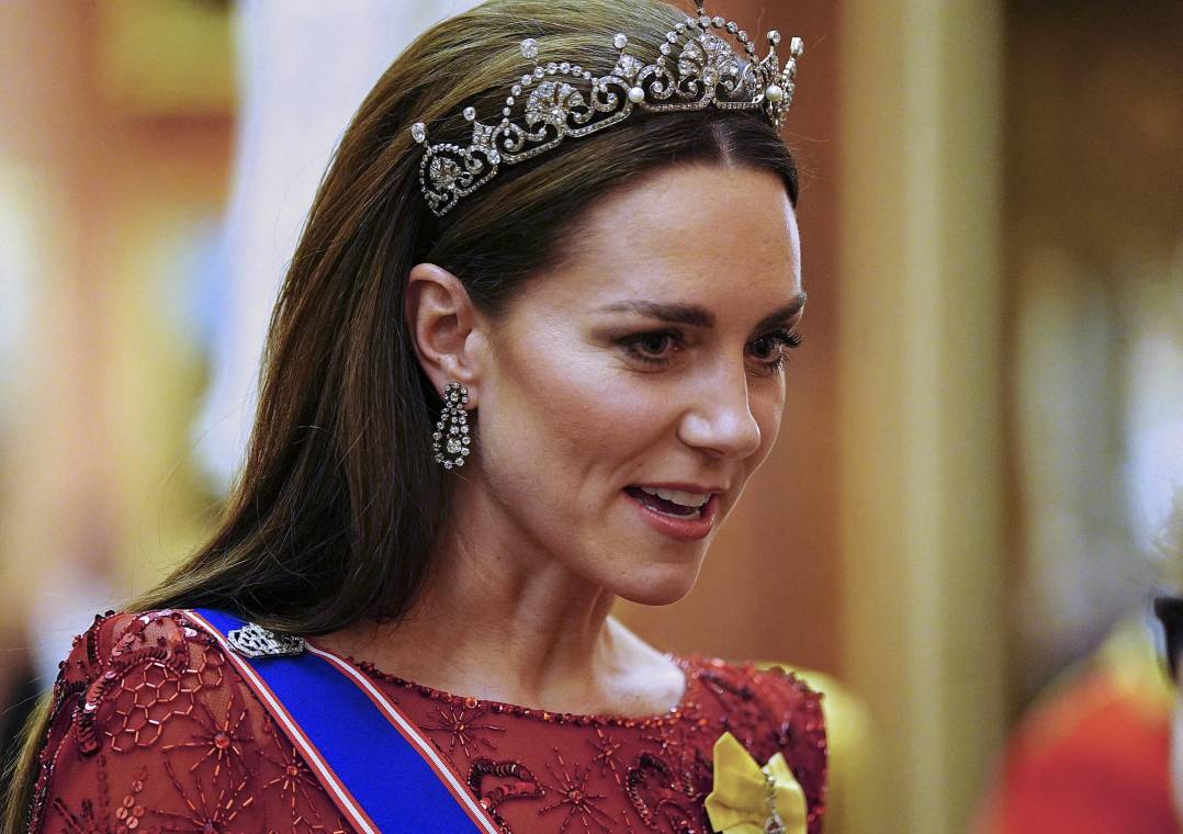 La agenda de la nueva princesa de Gales está muy activa. Luego del viaje que realizó junto a su esposo William a Boston, Kate Middleton robó cámaras durante la bienvenida a miembros del Cuerpo Diplomático en los Salones de Estado del Palacio de Buckingham.