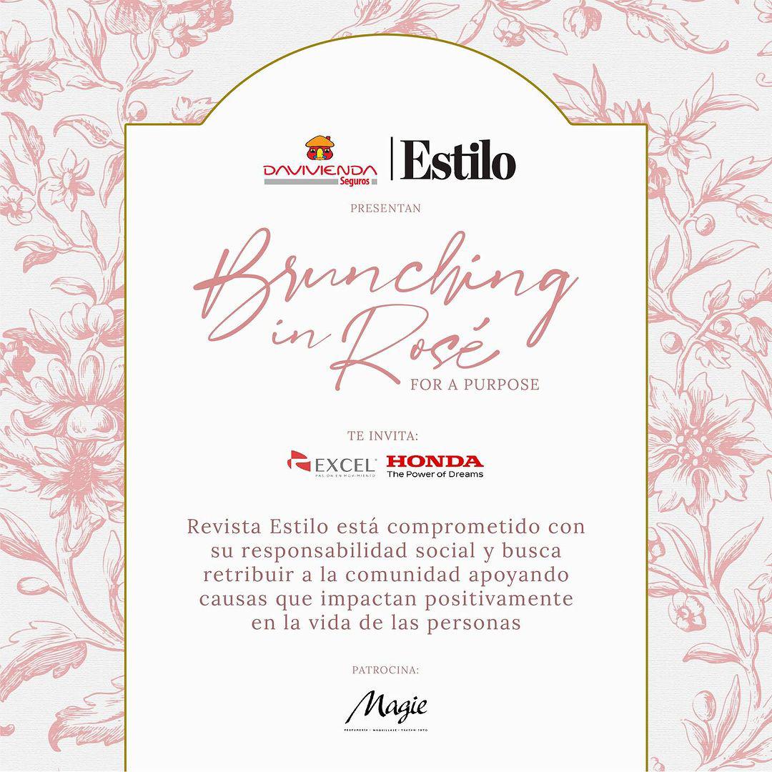 Davivienda y Estilo presentan “Brunching in Rosé For a Purpose”