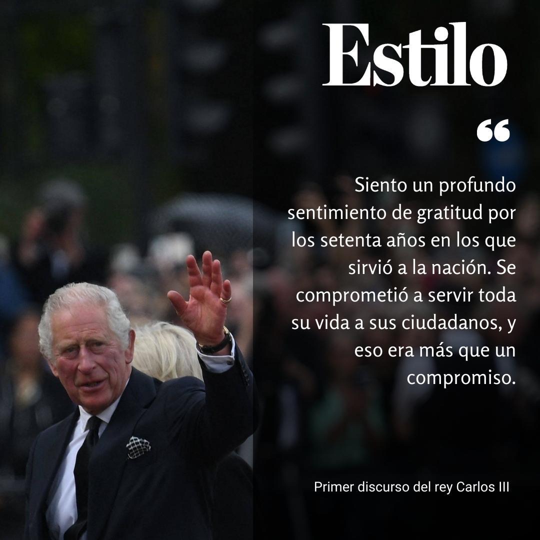 El primer discurso del rey Carlos III