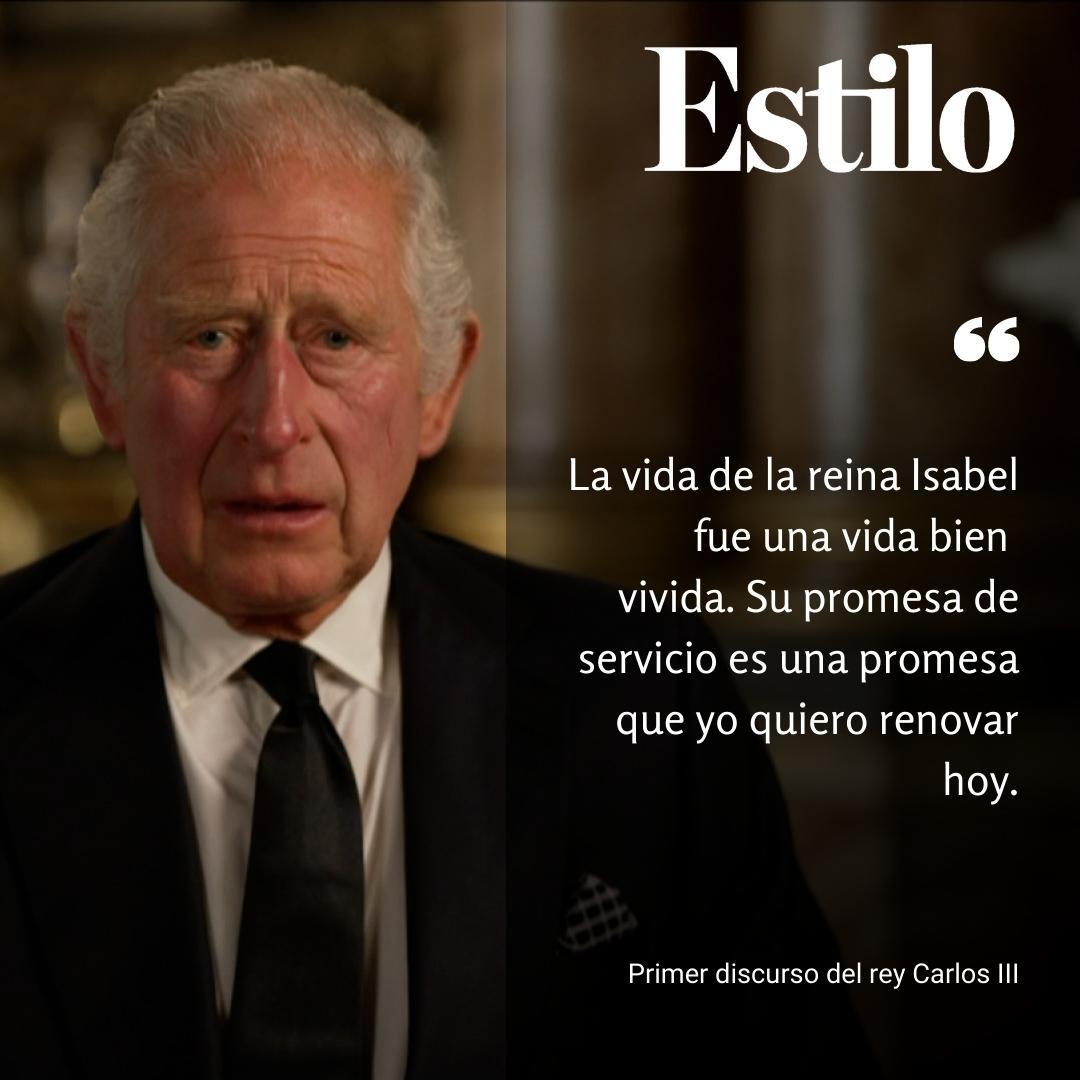 El primer discurso del rey Carlos III