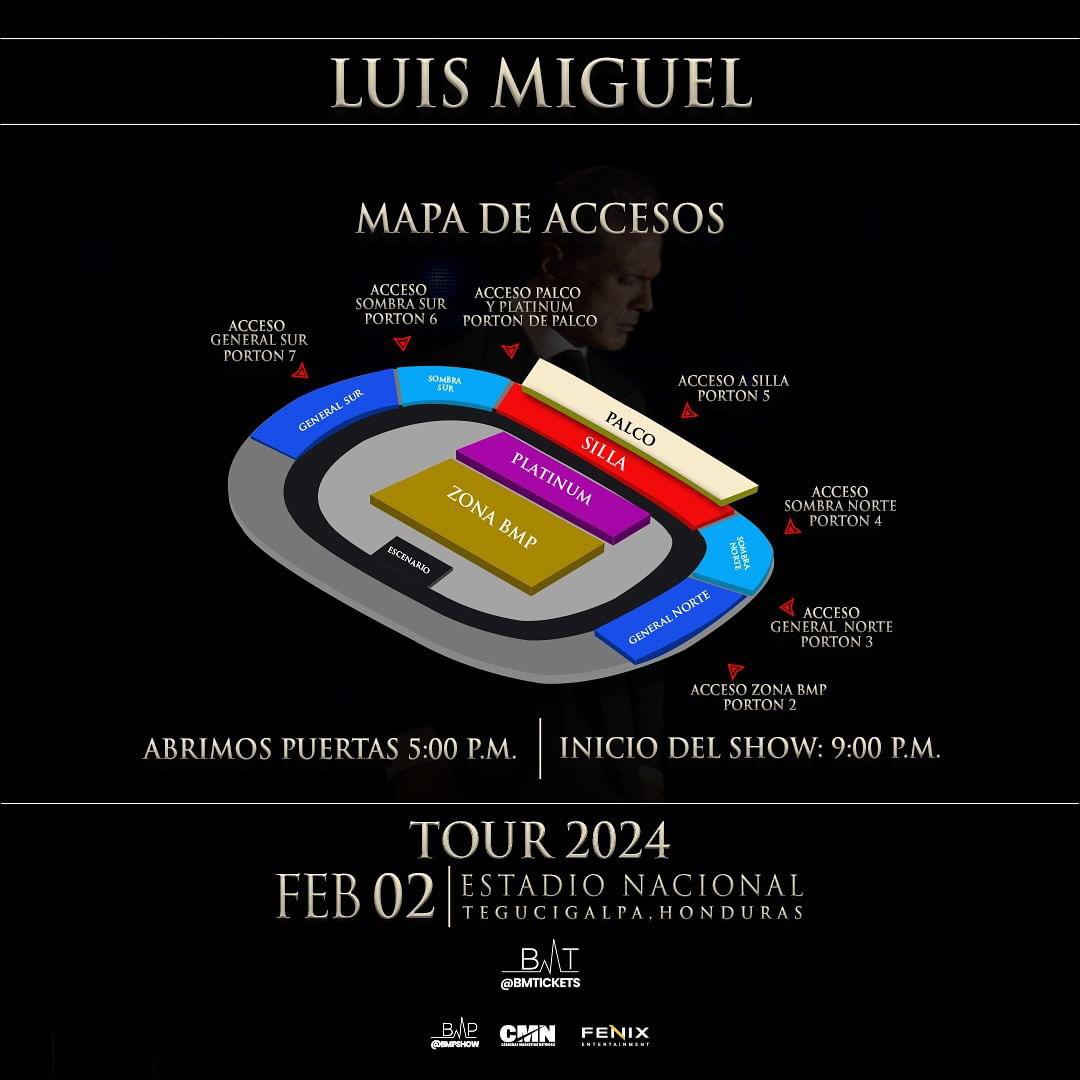 Todo lo que necesitas saber antes del concierto de Luis Miguel en Honduras