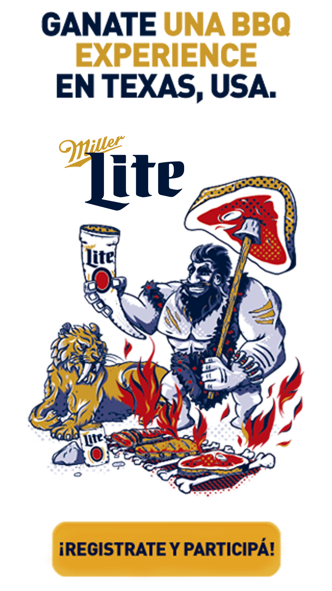 ¡Gánate un BBQ experience en Texas con Miller Lite!