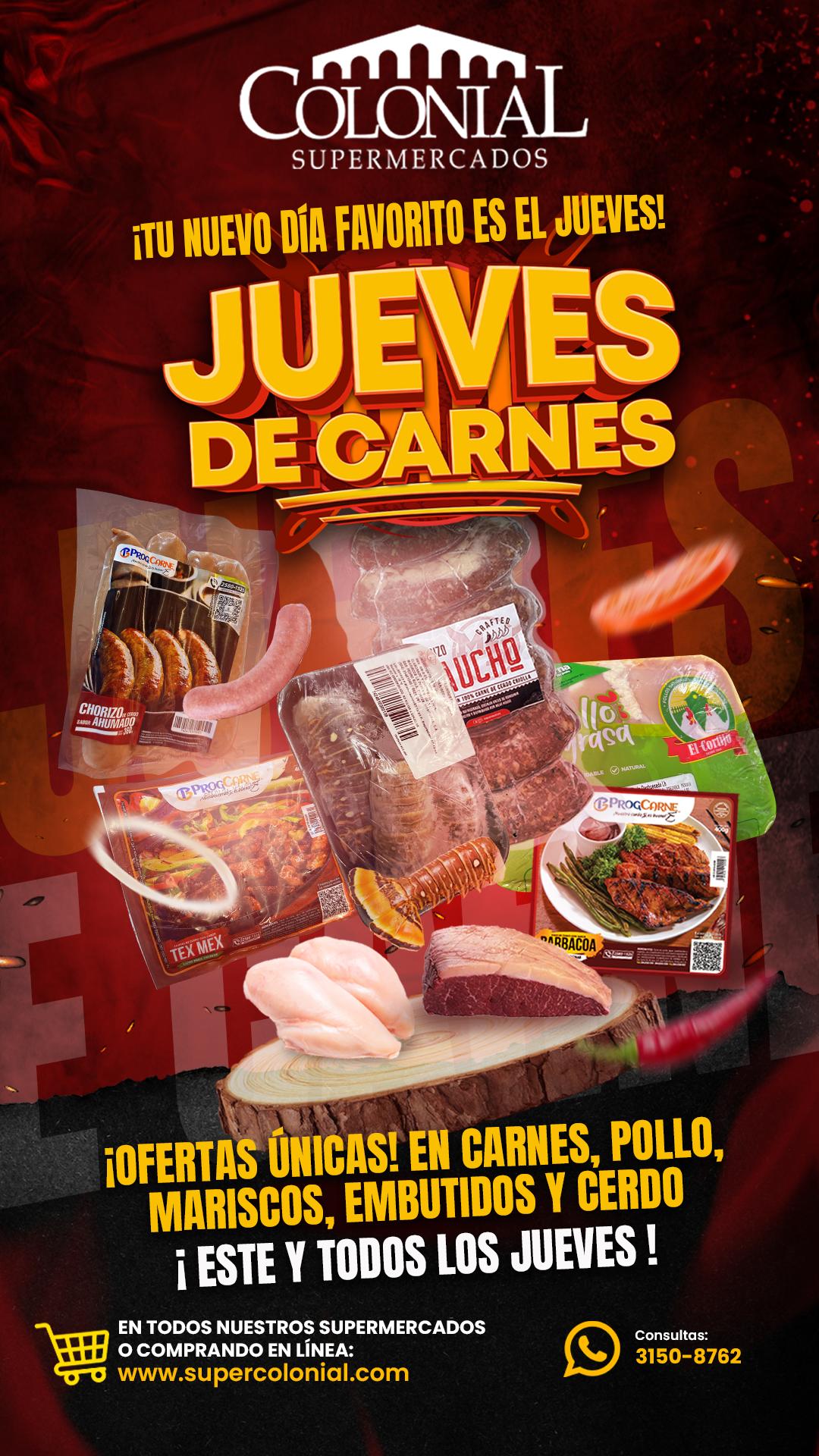 Supermercados Colonial: Un vistazo a los “Jueves de Carnes”