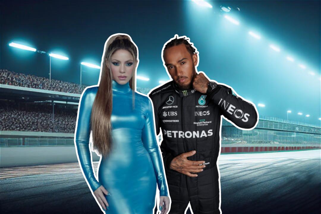 Shakira y Lewis Hamilton despiertan rumores de romance