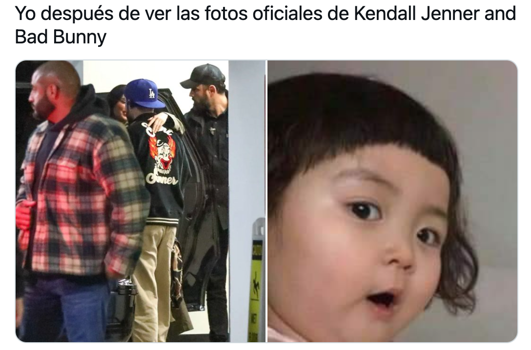 Los mejores memes de la nueva relación de Bad Bunny y Kendall Jenner