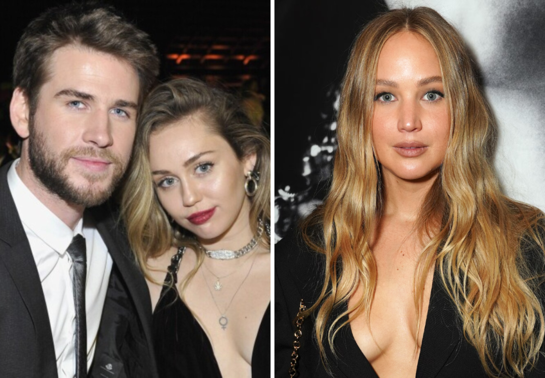 Jennifer Lawrence rompe el silencio sobre supuesta infidelidad de Liam Hemsworth a Miley Cyrus