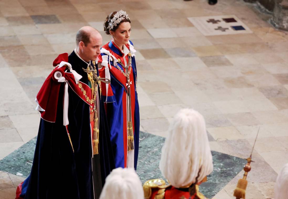 Los príncipes de Gales arribaron a la Abadía de Westminster acompañados de sus tres hijos para celebrar la coronación del rey Carlos III. Aquí te dejamos una recopilación de las mejores fotografías de los royals en el evento.