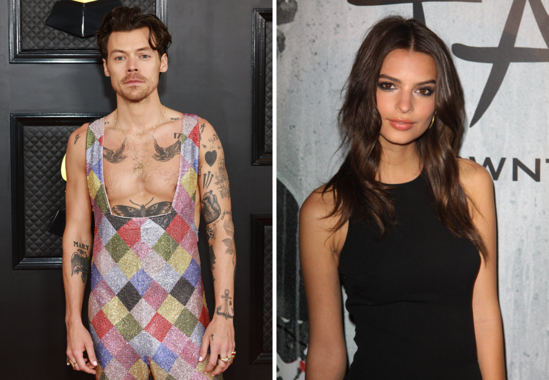 Con tremendo beso Harry Styles y Emily Ratajkowski confirman su romance