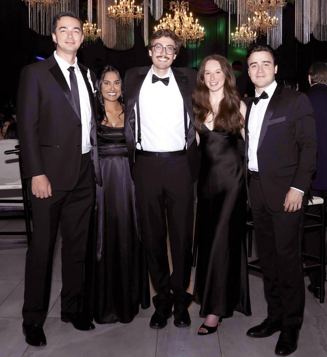 Hunter Evans, Natasha Sinha, Andres Foss, Molly Carroll y Gerardo Rubí.