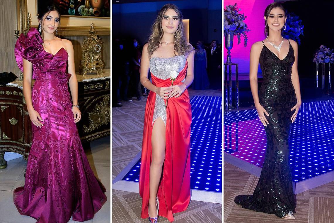 Las seniors 2022 de la Escuela Episcopal Bilingüe “El Buen Pastor” lucieron increíbles en su PROM NIGHT, donde optaron por creativos diseños de columnas estilo strapple, escote en V, de medio hombro, transparencias adornadas con plumas, lentejas, y telas con estampado floreado. Mientras que los caballeros lucieron smokings en tonos negros, ocres, azules y grises.