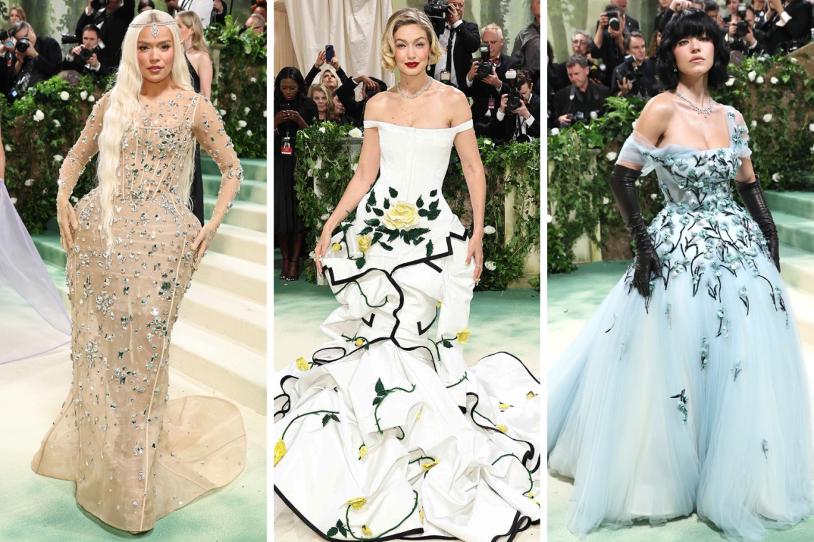 ¡La MET Gala siempre es un espectáculo imperdible! Este año, la temática “Garden of Time” ofreció una oportunidad única para que los invitados deslumbraran con su interpretación del concepto en la beige carpet. Desde interpretaciones florales hasta representaciones de la evolución del tiempo, los asistentes se lucieron con sus elecciones de moda. A continuación, compartimos los mejores looks de la Met Gala 2024.