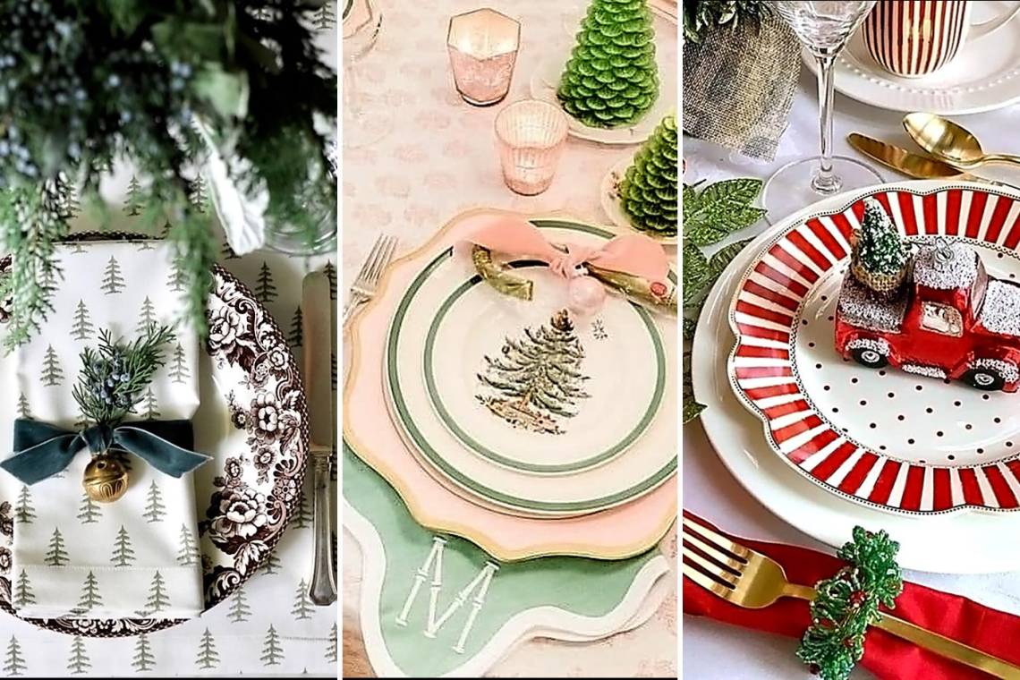 Y las protagonista de Navidad y Año nuevo, son las mesas. La manera de decorarlas y agregarle detalles de esa tierna época quedaran grabadas en la mente de los familiares y amigos.