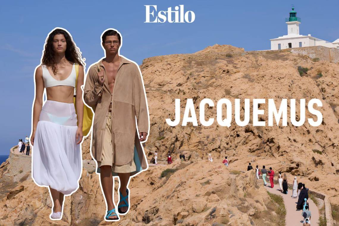 Simon Porte Jacquemus creó una colección al estilo mediterráneo para la primavera/verano de 2027. Inspirada en sus vacaciones de la infancia con su difunta madre en la isla francesa de Corsica, la línea recibe el título ‘Le Bonheur’, traducido al español como “felicidad”.
