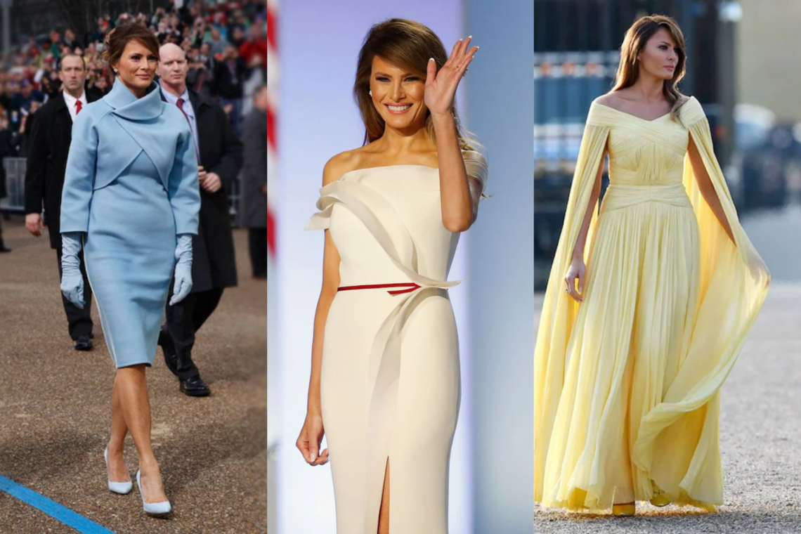 Durante su último período como primera dama, Melania Trump destacó por su elegancia y sofisticación en cada aparición pública. Su estilo, cuidadosamente elegido, abarcó desde diseños de alta costura hasta elecciones más atrevidas, reflejando su preferencia por la moda de lujo y el power dressing. Desde sus memorables vestidos de Dior y Chanel hasta sus momentos más controversiales, Melania se consolidó como un referente de la moda política, siempre con una imagen impecable y, a veces, provocadora. A continuación, te mostramos sus looks más icónicos durante su anterior etapa como Primera Dama de los Estados Unidos de América.