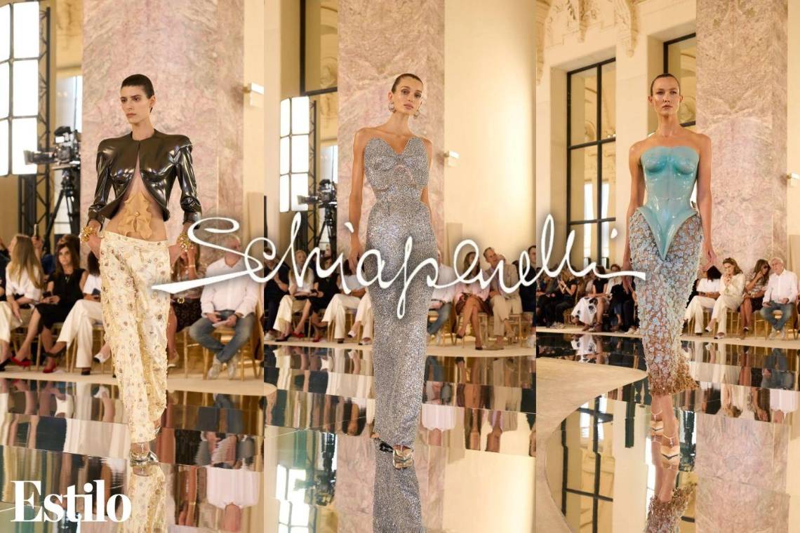 Bajo la dirección artística de Daniel Roseberry, Schiaparelli dio inicio a la Semana de la Alta Costura de París con la presentación de su línea Otoño 2026. Esta colección recibe el nombre de ‘The Abyss’, una de las entregas más experimentales de la firma hasta el momento. Es así que el Petit Palais se convirtió en ‘el abismo’, introduciendo el silicón escultural a la moda couture.