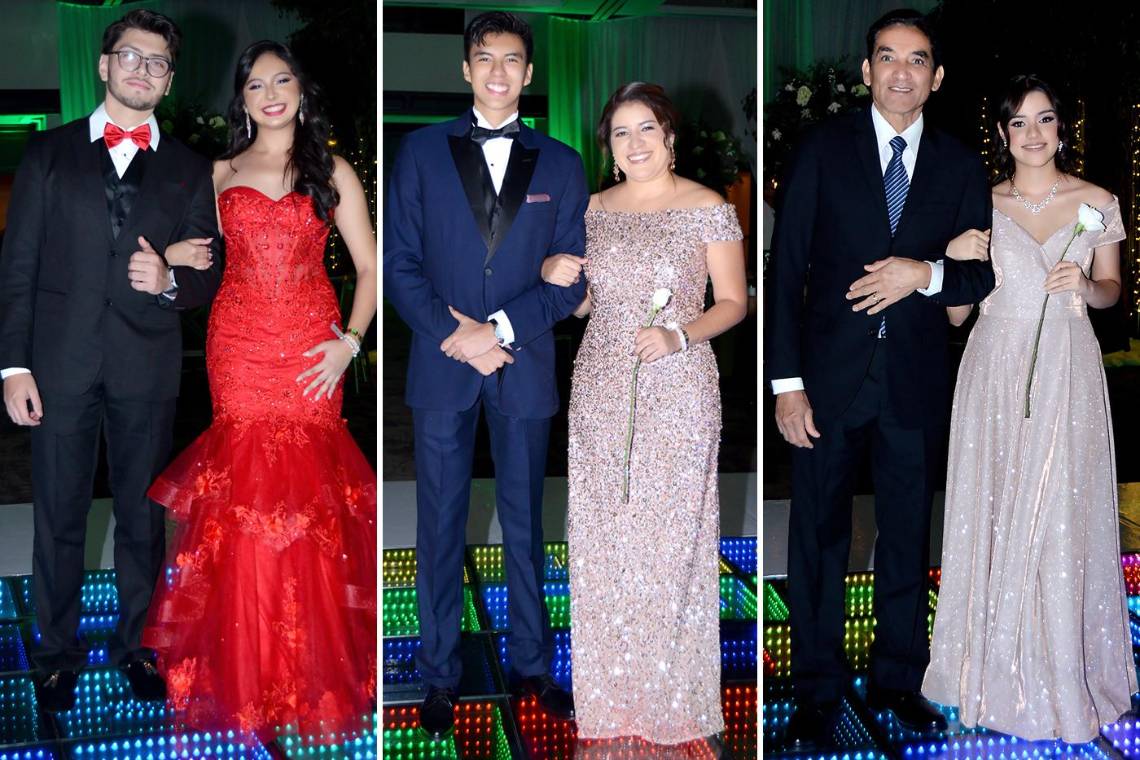 La noche brilló en todo su esplendor durante la Prom Night de los seniors 2024 de la Dowal School. El Centro de Convenciones del Hotel Honduras Maya fue el escenario perfecto para la celebración, que inició con el tradicional desfile de padre e hijos, quienes orgullosos caminaron sobre una alfombra hasta el salón principal.