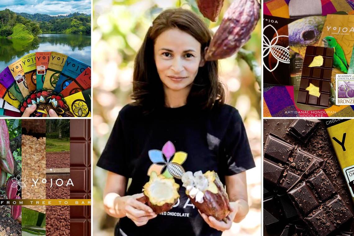 El cacao hondureño, ha estado presente en la vida de Nayely. Trabajar y convertirlo en chocolate ha sido siempre su sueño que hoy tiene la dicha de llamar realidad con el nombre Yojoa Chocolate Artesanal.
