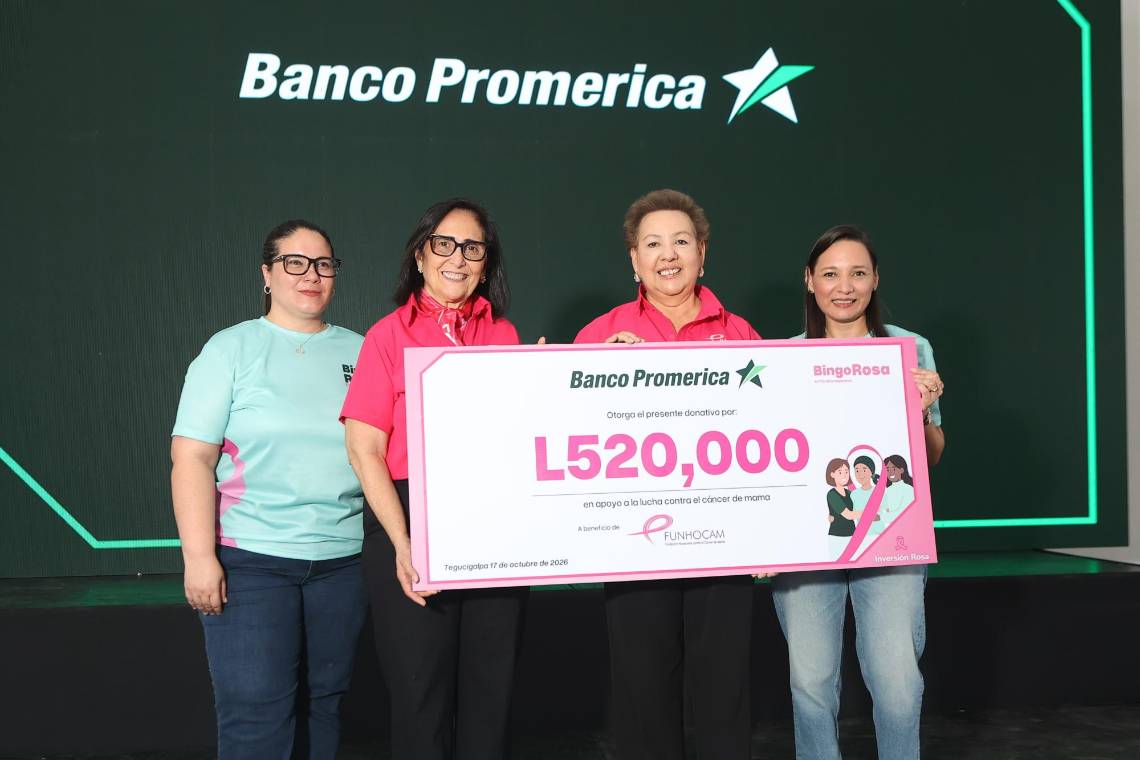 Banco Promerica celebra la segunda edición de su Bingo Rosa