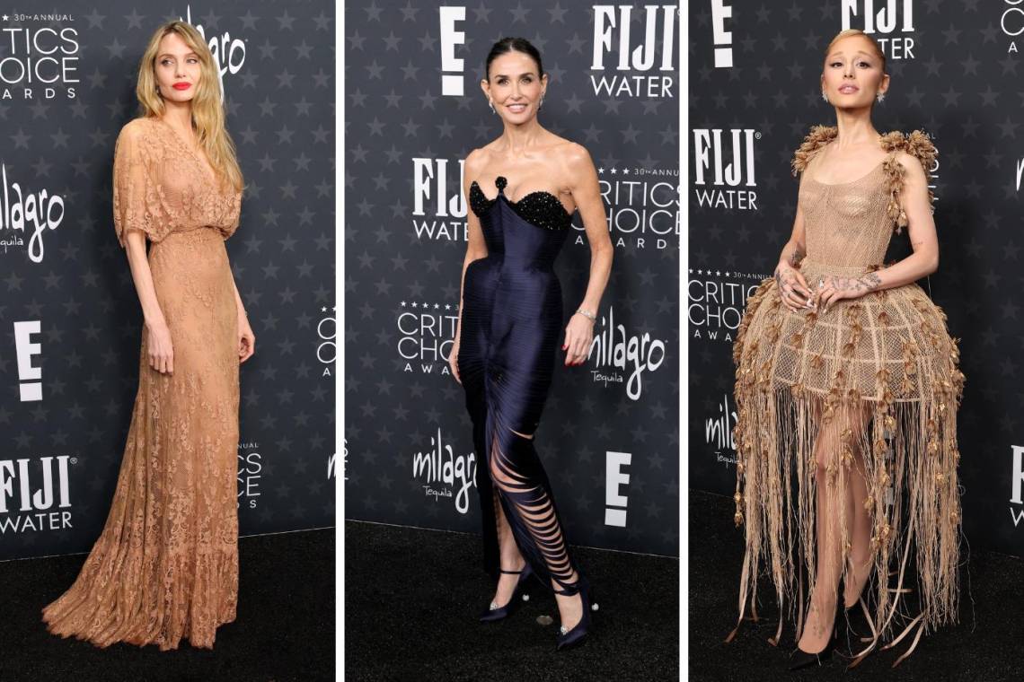 El Barker Hangar en Santa Mónica se ilumina con la 30ª edición de los Critics Choice Awards. Las estrellas más destacadas de Hollywood desfilan por la alfombra roja, luciendo atuendos deslumbrantes que capturan la atención de todos. La noche promete momentos inolvidables y actuaciones memorables.